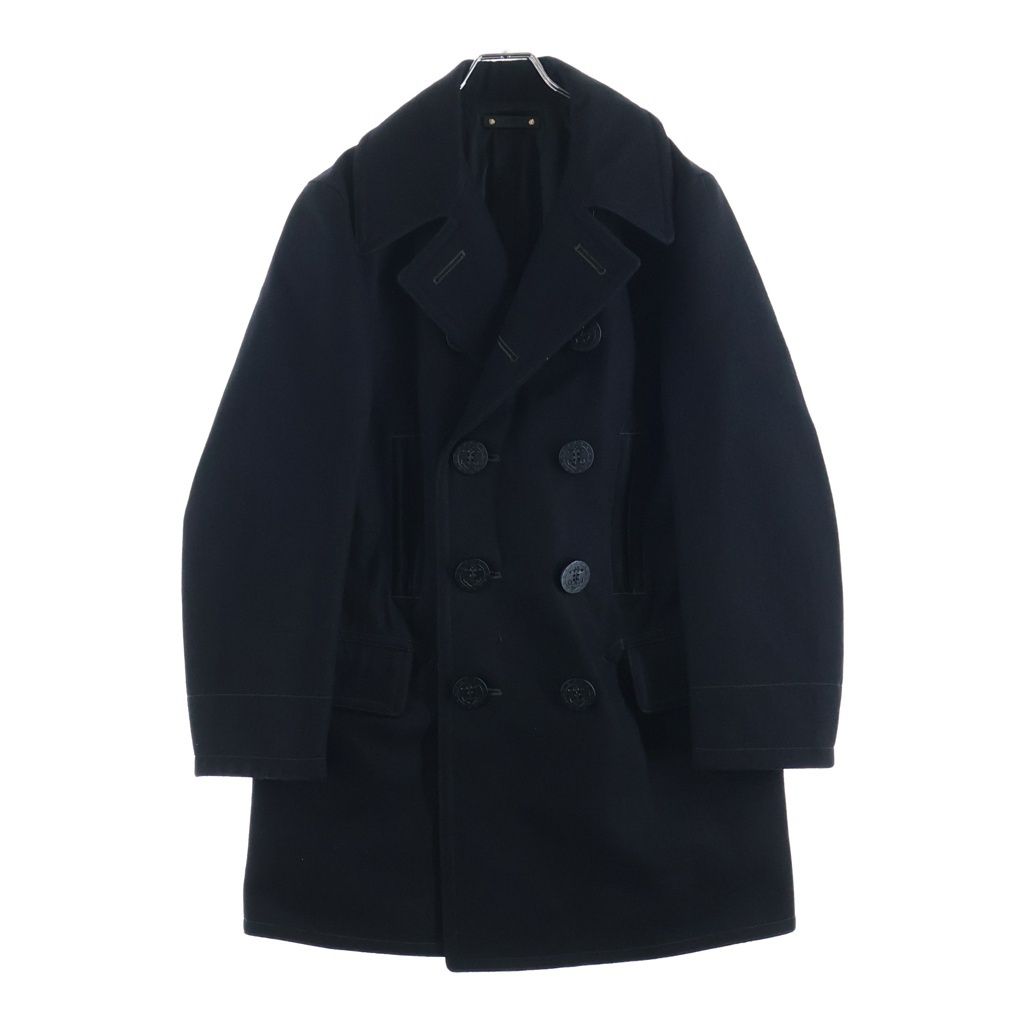 MINEDENIM (マインデニム) 25AW Denim Melton Pea CT 13スター 10B デニムメルトン ウール Pコート ブラック 2511-9003