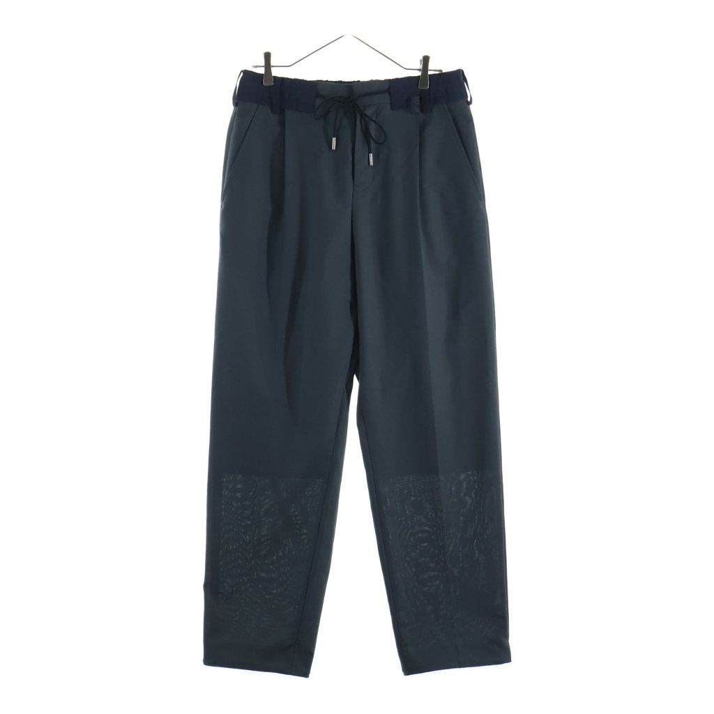 Sacai (サカイ) 1タックスラックス ロングパンツ 23-03123M グレー