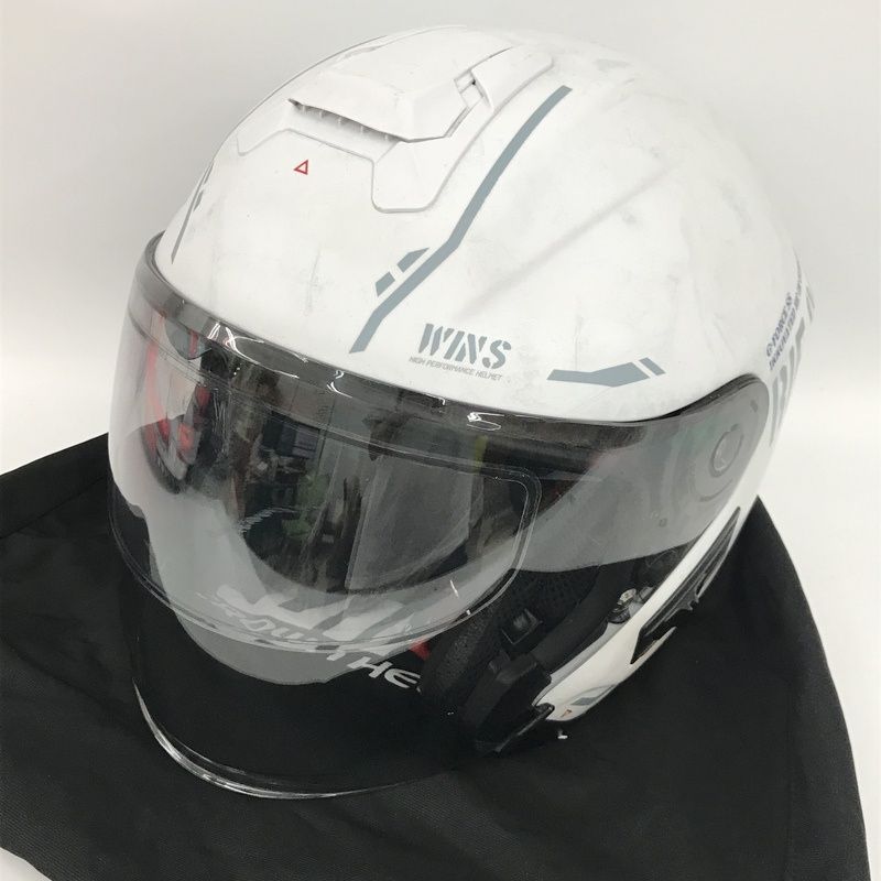 XLサイズ 軽量 ウインズ G-FORCE SS ヘルメット WINS 中古美品 WINS JAPAN ウインズジャパン G-FORCE SS ジェットヘルメット イビサ