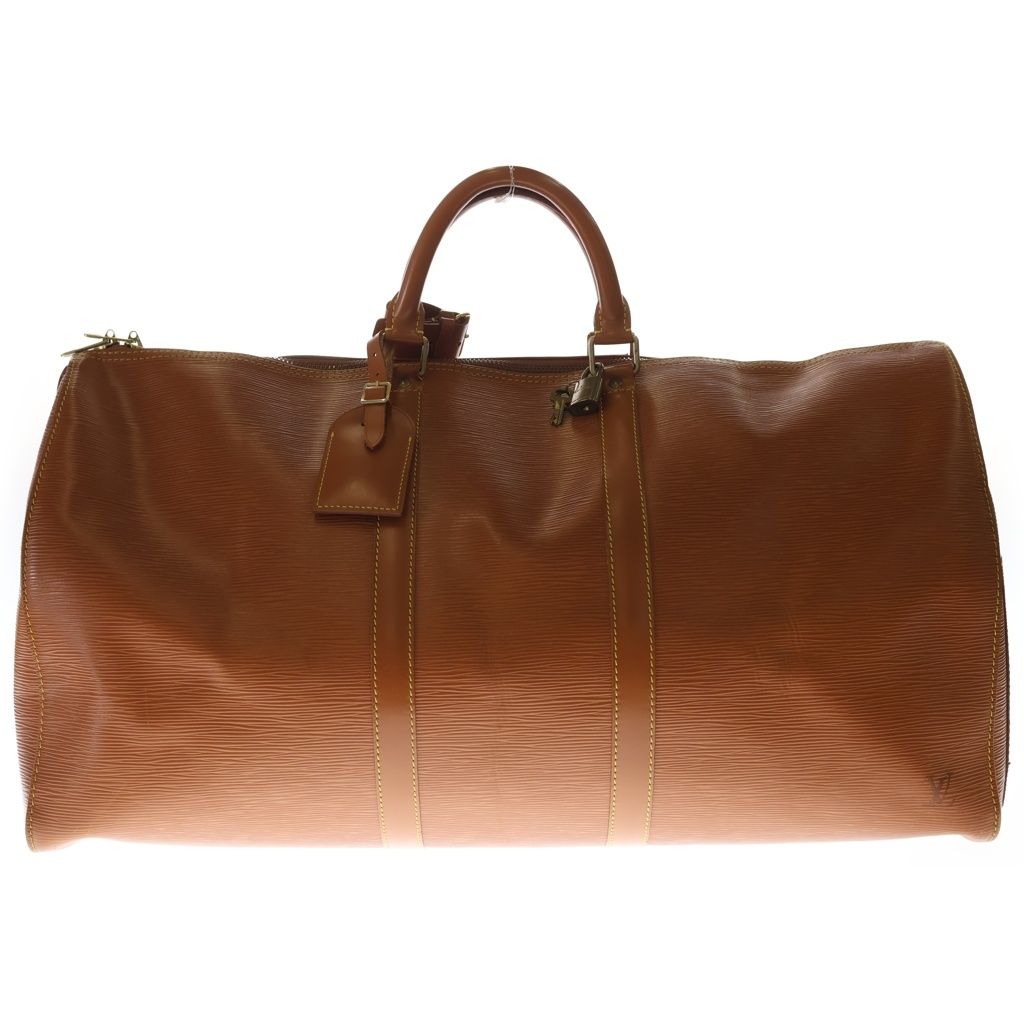 LOUIS VUITTON (ルイヴィトン) エピ キーポル55 レザー ボストンバッグ