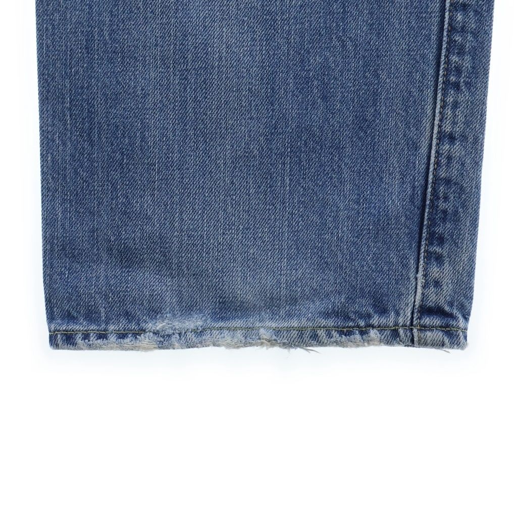 Levi's リーバイス 83501 日本製 80年代復刻 赤耳 スモールe ボタン裏無刻印 ボタンフライ デニムパンツ インディゴ J38 J33524 0606 Levi's (リーバイス) 83501 日本製 80年代復刻 赤耳 スモールe ボタン