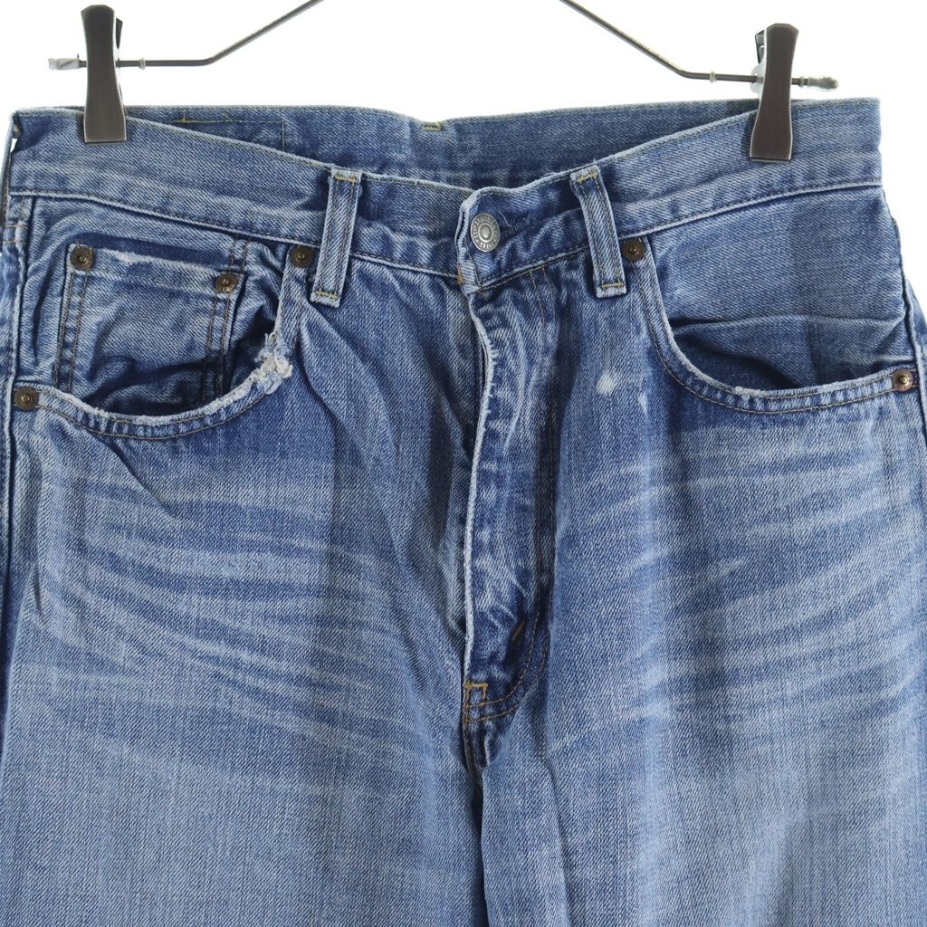 Levi's リーバイス 83501 日本製 80年代復刻 赤耳 スモールe ボタン裏無刻印 ボタンフライ デニムパンツ インディゴ J38 J33524 0606 Levi's (リーバイス) 83501 日本製 80年代復刻 赤耳 スモールe ボタン
