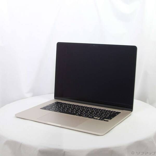 ソフマップ 〔中古品〕 MacBook Air 15.3-inch Early-2024 MRYT3J／A Apple M3 8コアCPU_10コアGPU 8GB SSD512GB スターライト 〔26.3 Tahoe〕【262】