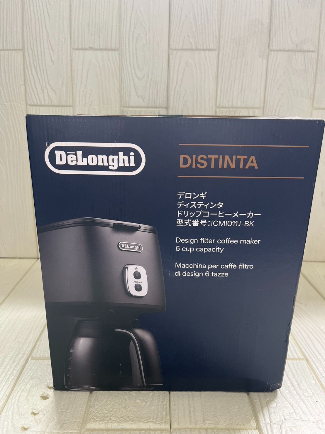 DeLonghi Distinta ICM101J ブラック　送料込みにしました 未使用品】DeLonghi デロンギ ディスティンタ ドリップコーヒー