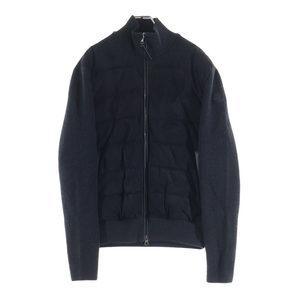 MONCLER (モンクレール) Cardigan Tricot カーディガン トリコ 袖切り替えし ジップアップジャケット J20919B00023