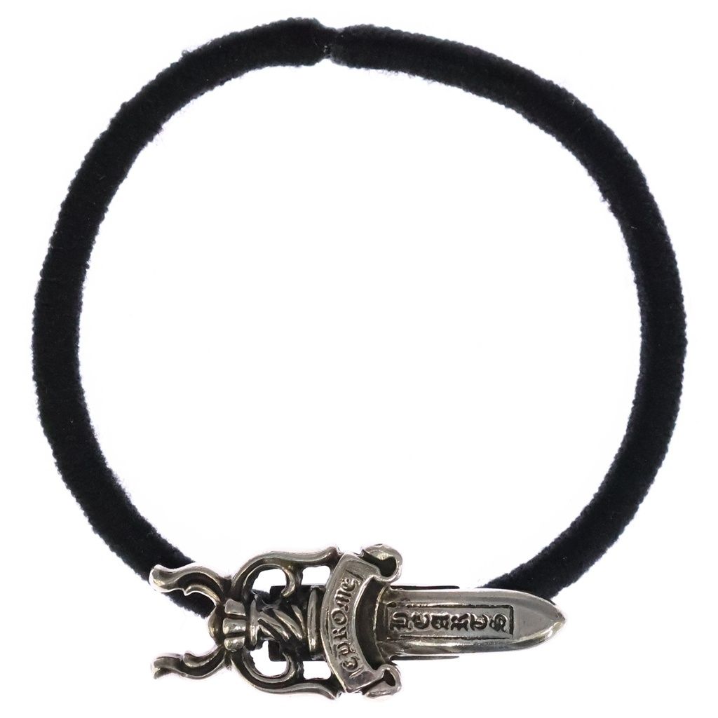 CHROME HEARTS (クロムハーツ) HAIRBAND DAGGER ダガー ヘアバンド ヘアゴムコンチョ シルバー BCA150