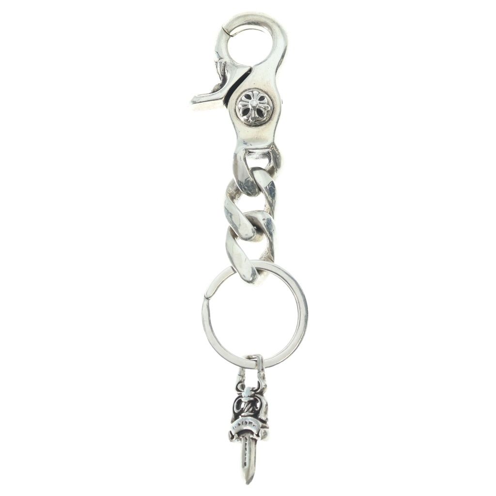 CHROME HEARTS (クロムハーツ) CLP CHN CLASSIC-S/ショートクラシックリンク キーチェーン シルバー BCA070