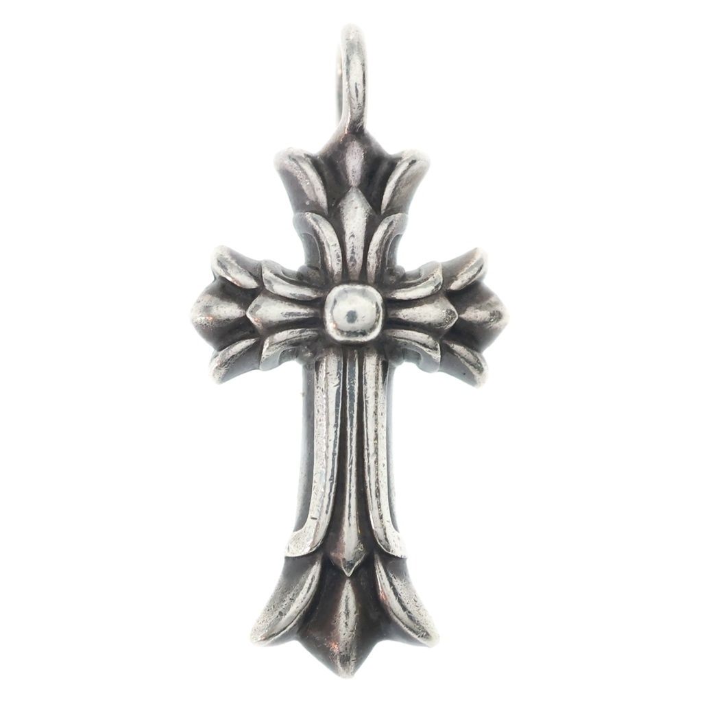 CHROME HEARTS (クロムハーツ) DBL CH CRS ダブルCHクロスチャーム ペンダントトップ シルバー BCA248