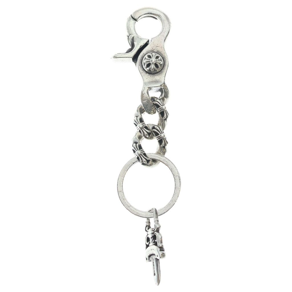 CHROME HEARTS (クロムハーツ) CLP CHN XFANCY-S/ショートエクストラファンシーリンク キーチェーン シルバー BCA073