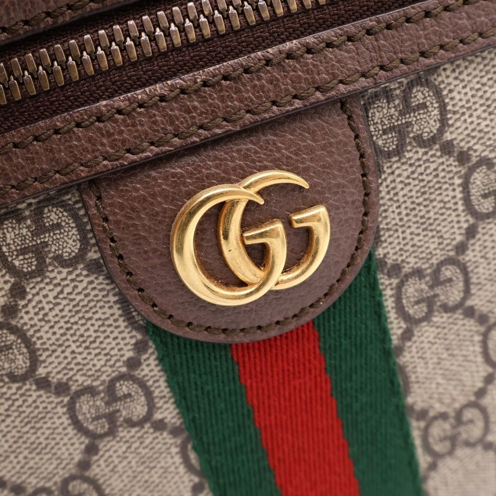 GUCCI (グッチ) GGスプリーム シェリーライン PVC レザー オフィディア