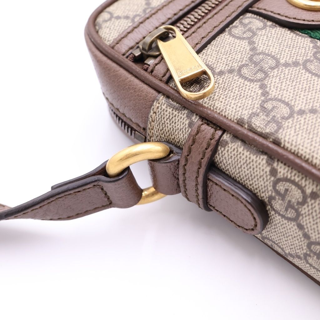 GUCCI (グッチ) GGスプリーム シェリーライン PVC レザー オフィディア
