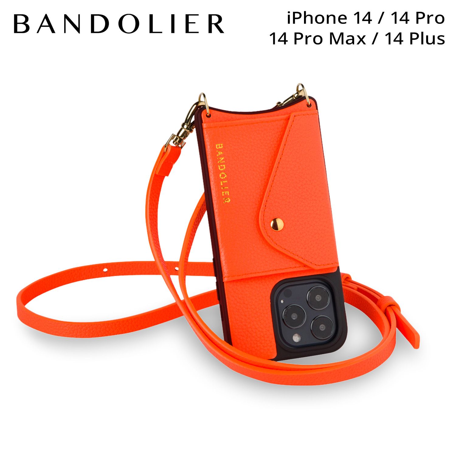 BANDOLIER バンドリヤー スマホショルダー スマホケース iPhone 14 14 14Pro Pro Max 14 Plus ショルダー 14DON