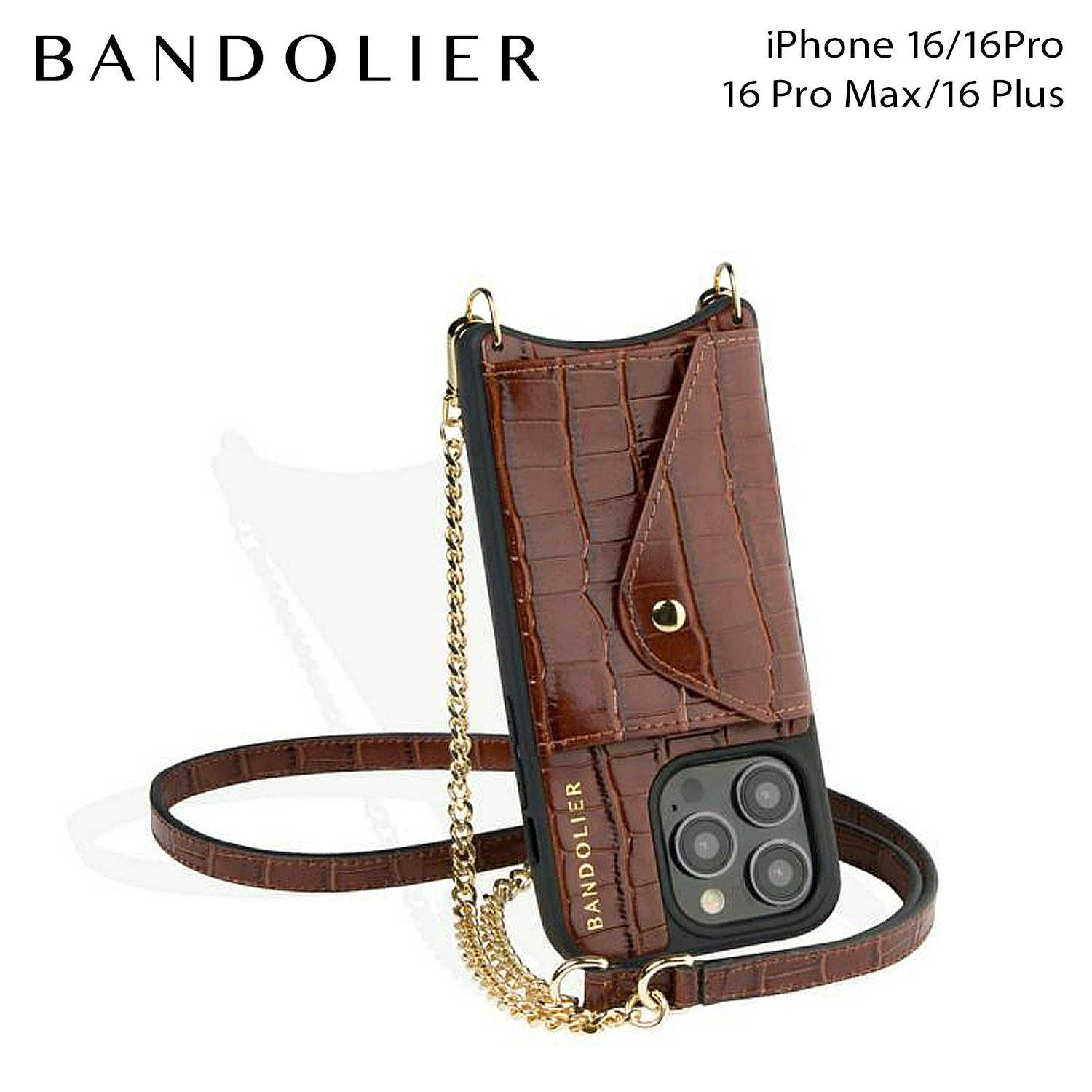 BANDOLIER バンドリヤー スマホショルダー スマホケース iphone16 16pro 16proMax 16Plus アイフォン メンズ レディース 14WLO