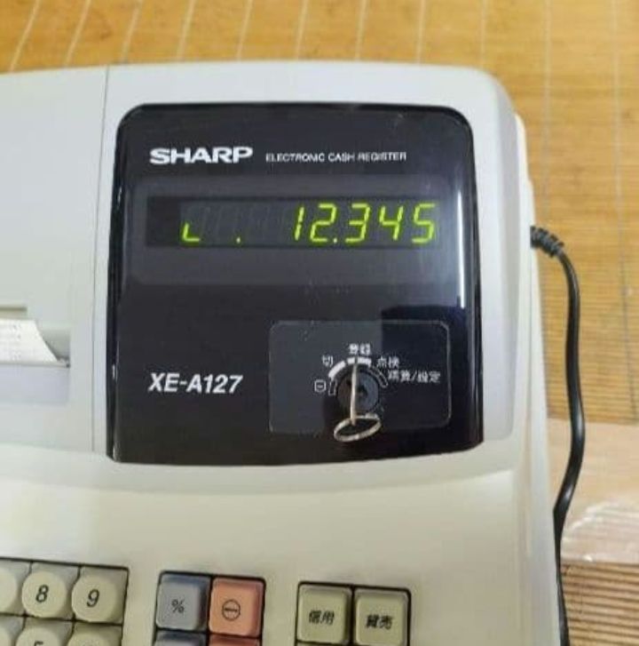 シャープレジスター　XE-A127　簡単便利特殊　送料込　1235789 シャープレジスター XE-A127 簡単便利特殊 送料込 1270304 - メルカリ