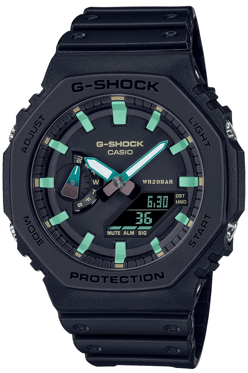 CASIO カシオ G-SHOCK Gショック GA-2100RC-1A メンズ 腕時計 並行輸入品 ブラック