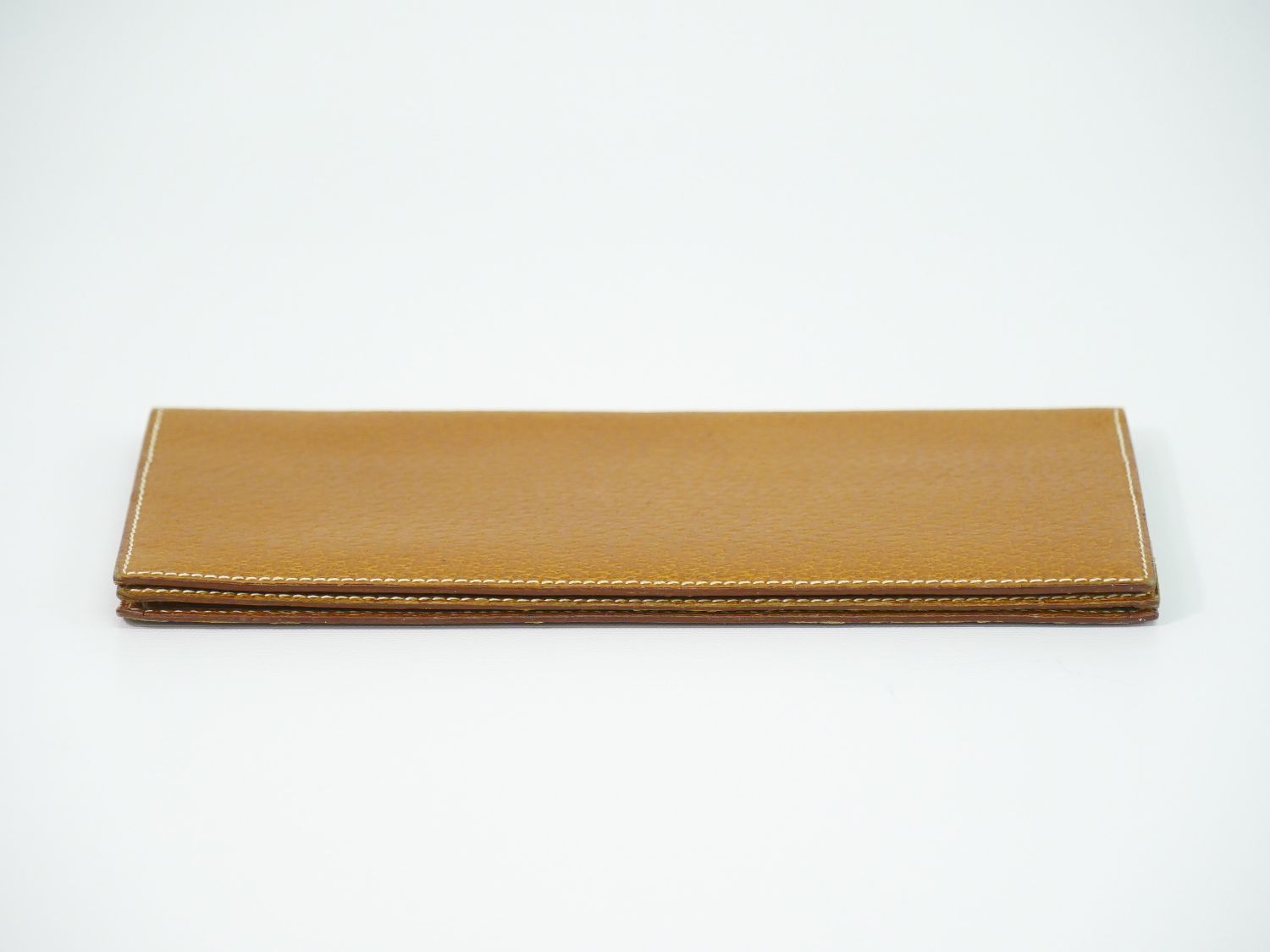 本物 エルメス HERMES レザー 札入れ 長財布 ロングウォレット ○X刻