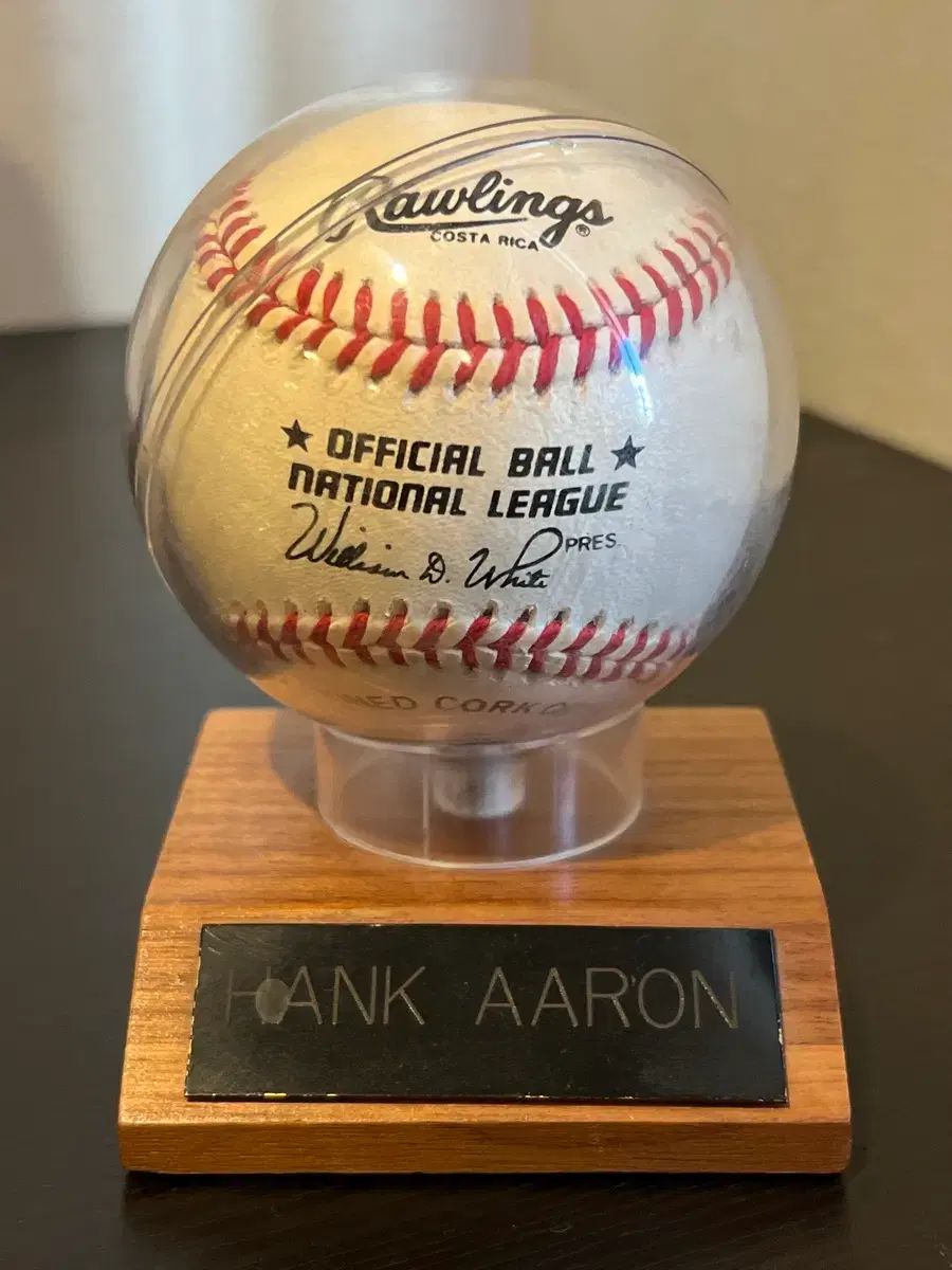 ハンク・アローン Rawlings ナショナルリーグ 記念球
