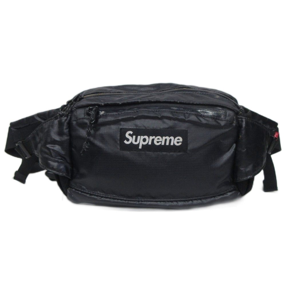 シュプリーム SUPREME ウエスト ボディ バッグ ウエストポーチ ボックスロゴ コーデュラナイロン 黒 ブラック