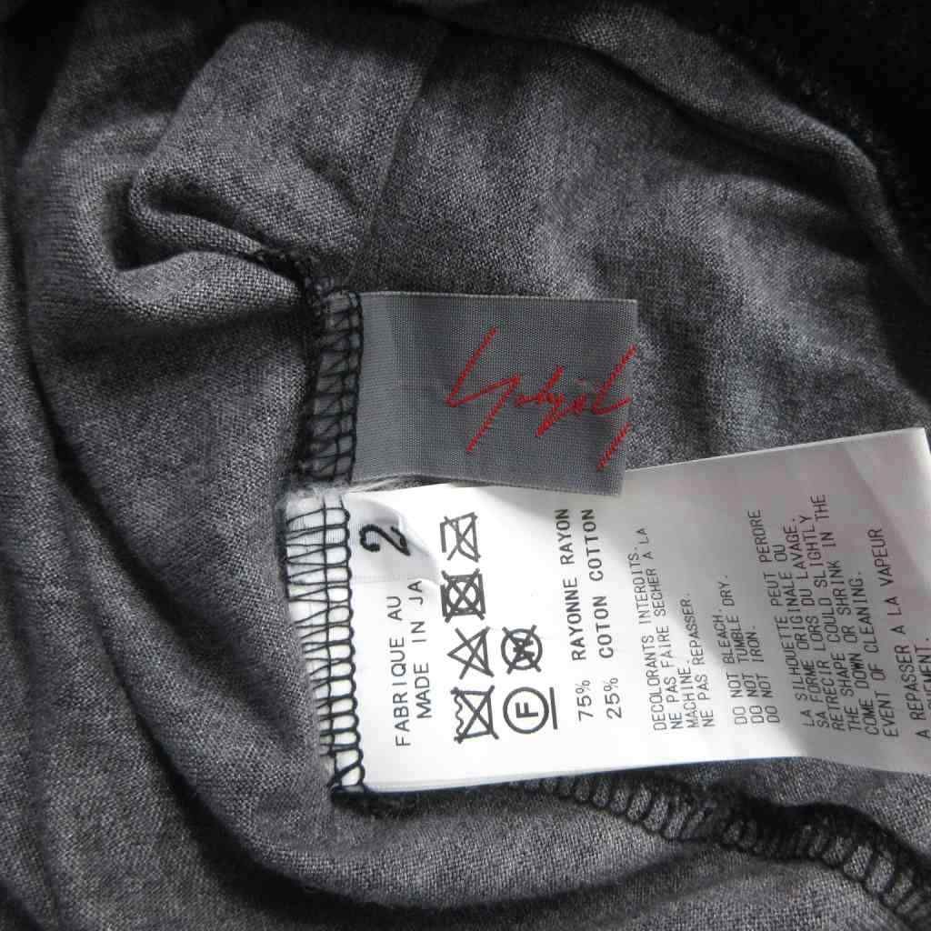 ヨウジヤマモトノアール YOHJI YAMAMOTO NOIR Tシャツ ダリアプリント