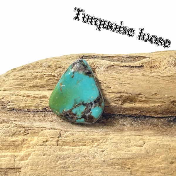 tru-64ターコイズ ルース Turquoise アメリカ【USA】ターコイズ カボション アクセサリー/材料/彫金/コレクション