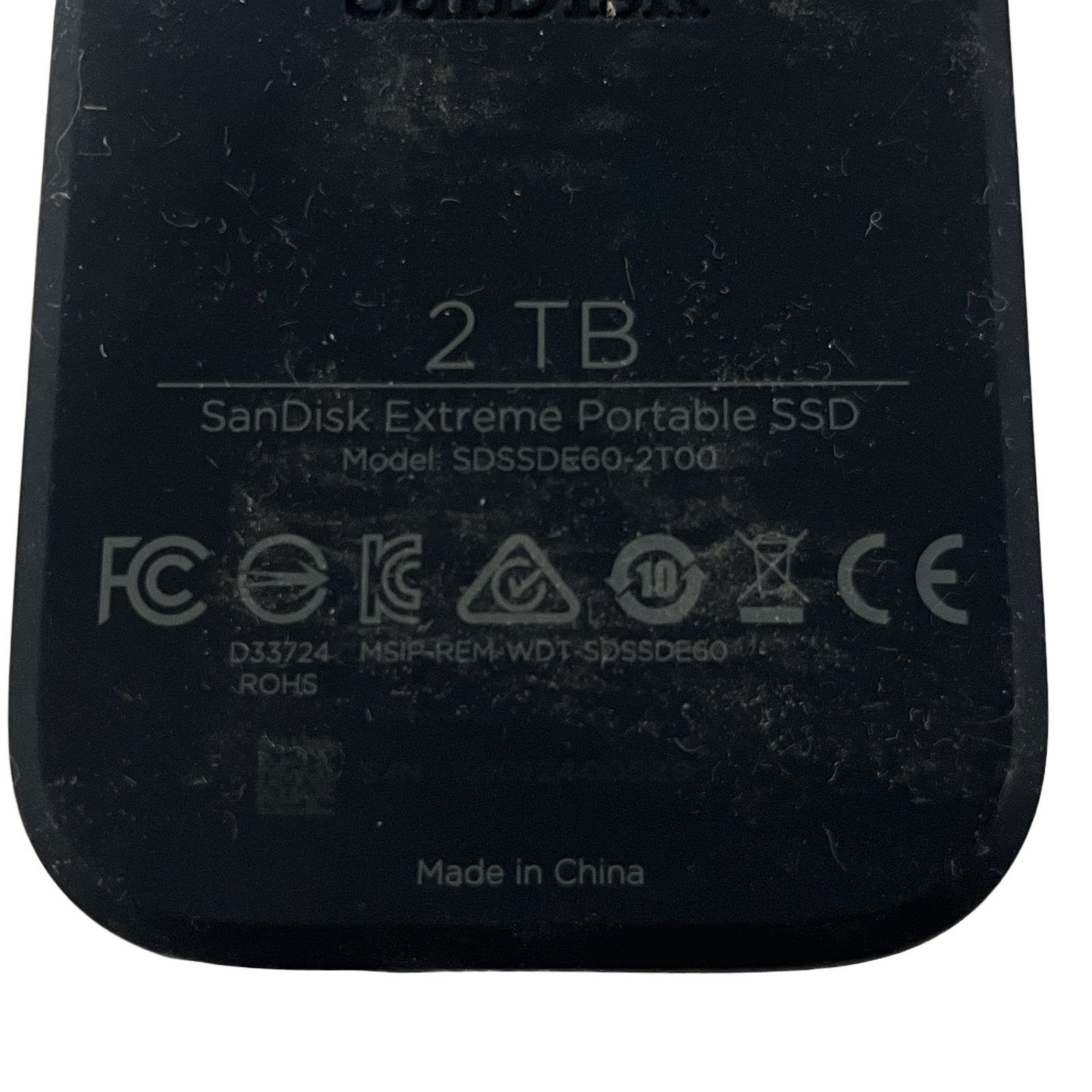 SanDisk Extreme SSD 2TB 中古 SDSSDE60 - ReReストア