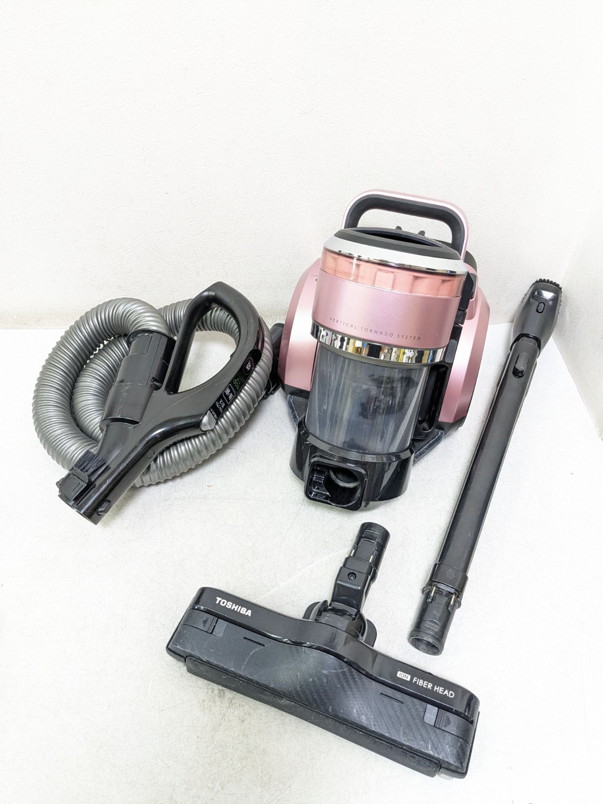 東芝ＶＣーＭＧ７１０（Ｐ） ピンク 色キャニスター掃除機 吸引力調整機能 東芝 VC-MG710 サイクロン式掃除機 - メルカリ