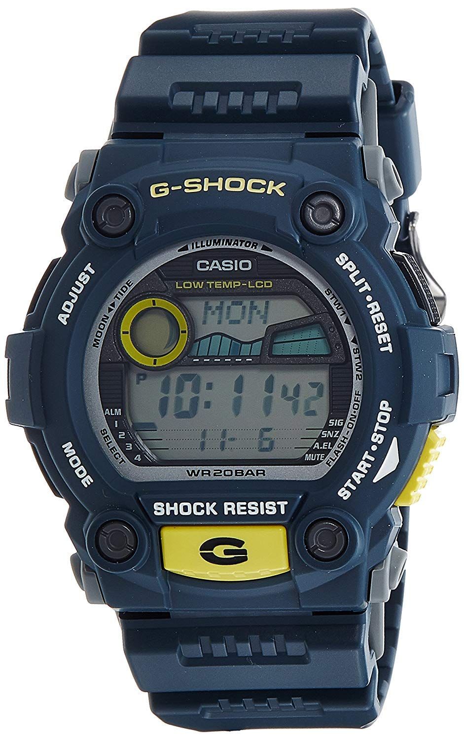 CASIO カシオ G-SHOCK ジーショック G-7900-2 ブルーグレー×イエロー メンズ 腕時計 男性用