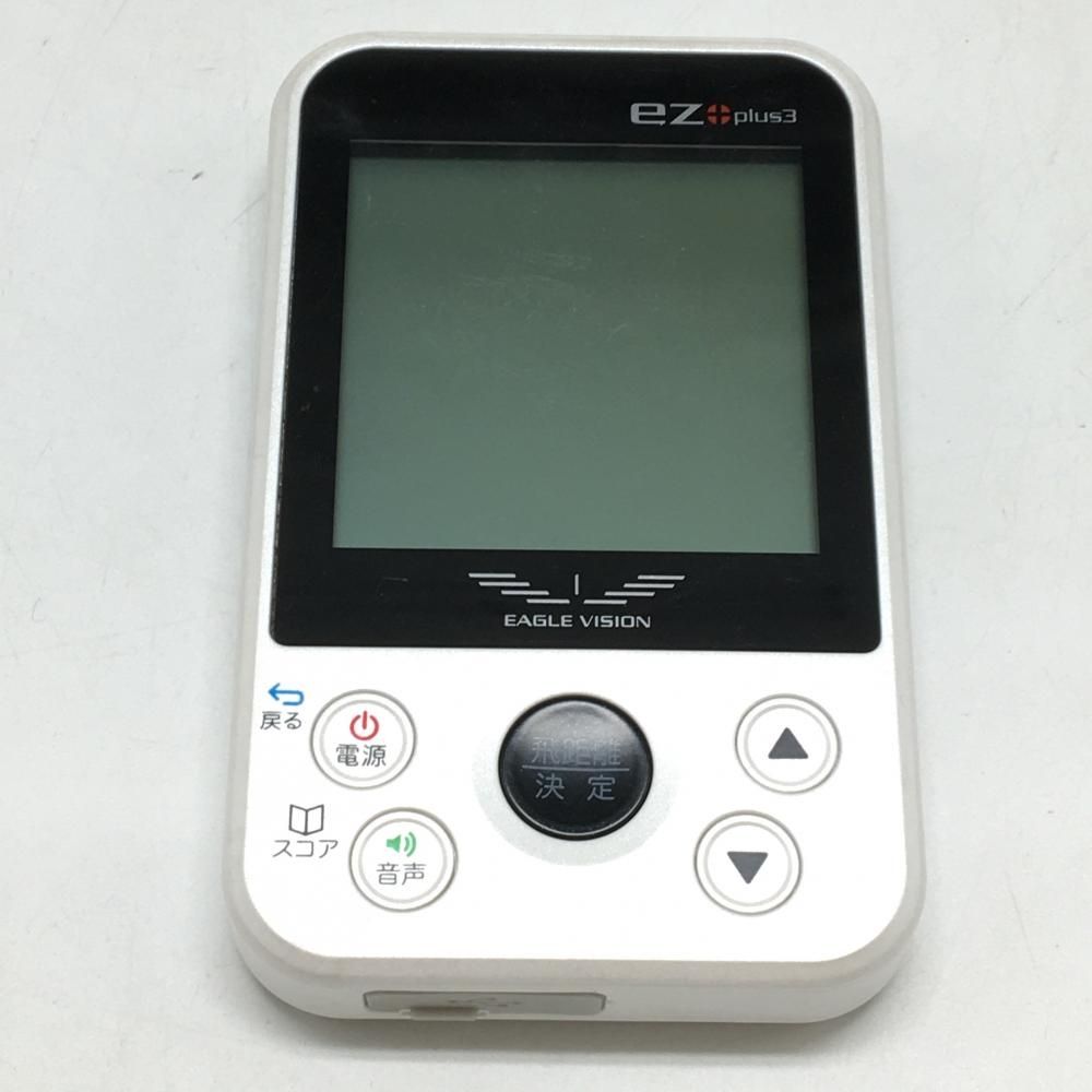 美品】イーグルビジョン GPSゴルフナビ 白 ez plus3 通電確認済 収納