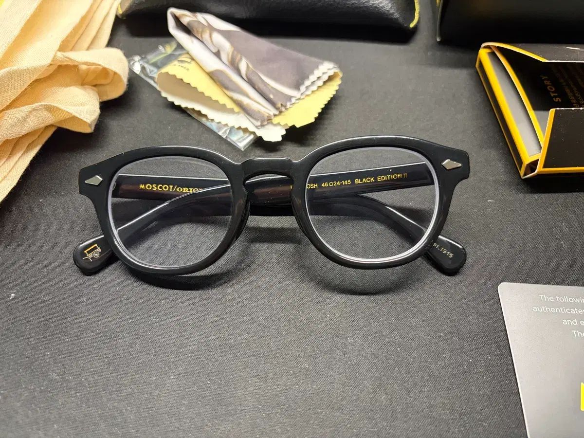 MOSCOT(モスコット) レムトッシュ 46 ブラック エディション 2