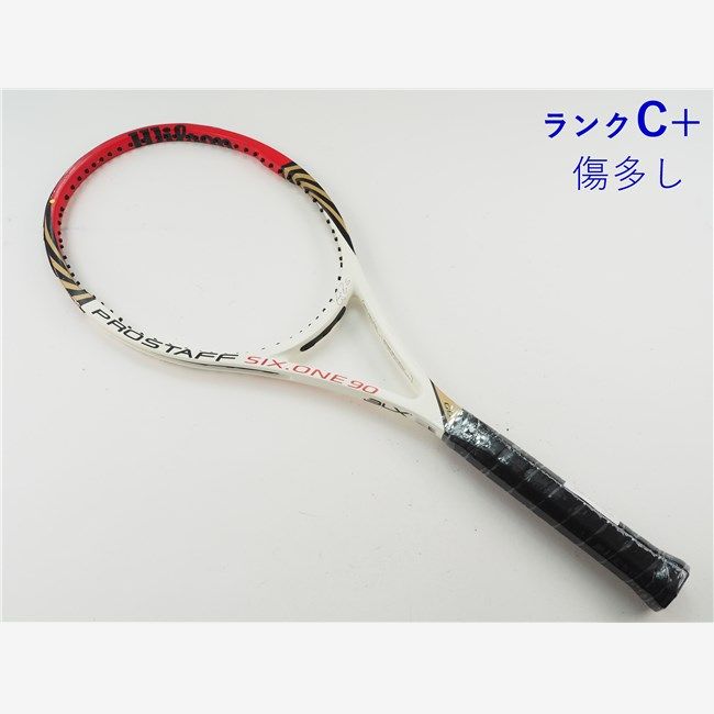 中古 テニスラケット ウィルソン プロ スタッフ シックスワン 90 2012年モデル【トップバンパー割れ有り】 (G2) WILSON PRO S (c26060372c)