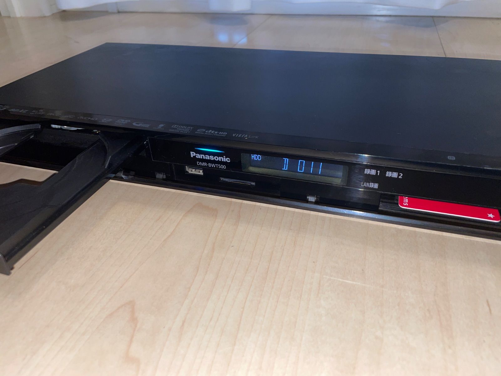 良品】パナソニック DIGA HDD/BDレコーダー DMR-BWT500 500GB 2番組