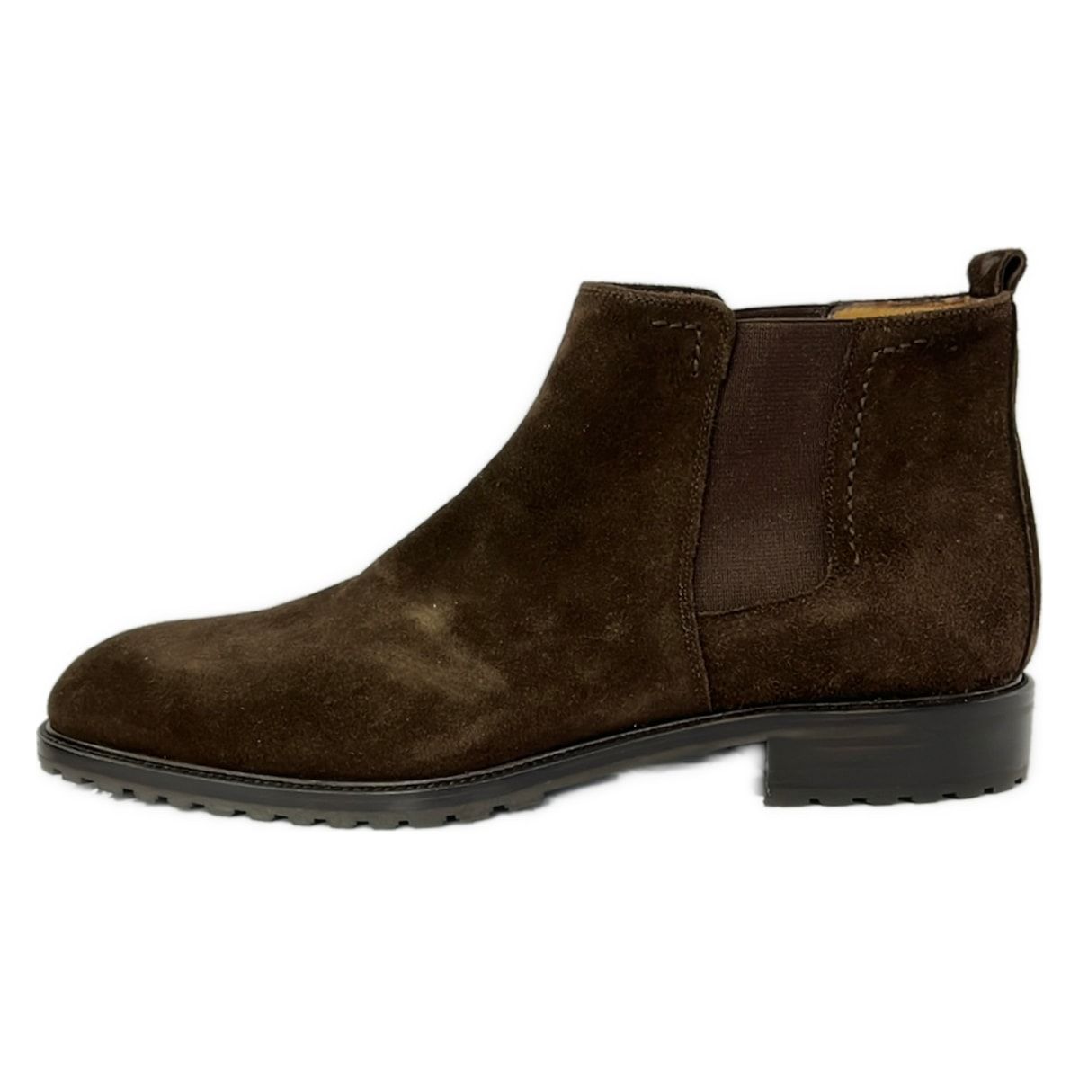 BALLY(バリー) ショートブーツ 11 1/2 M メンズ - ダークブラウン サイドゴア