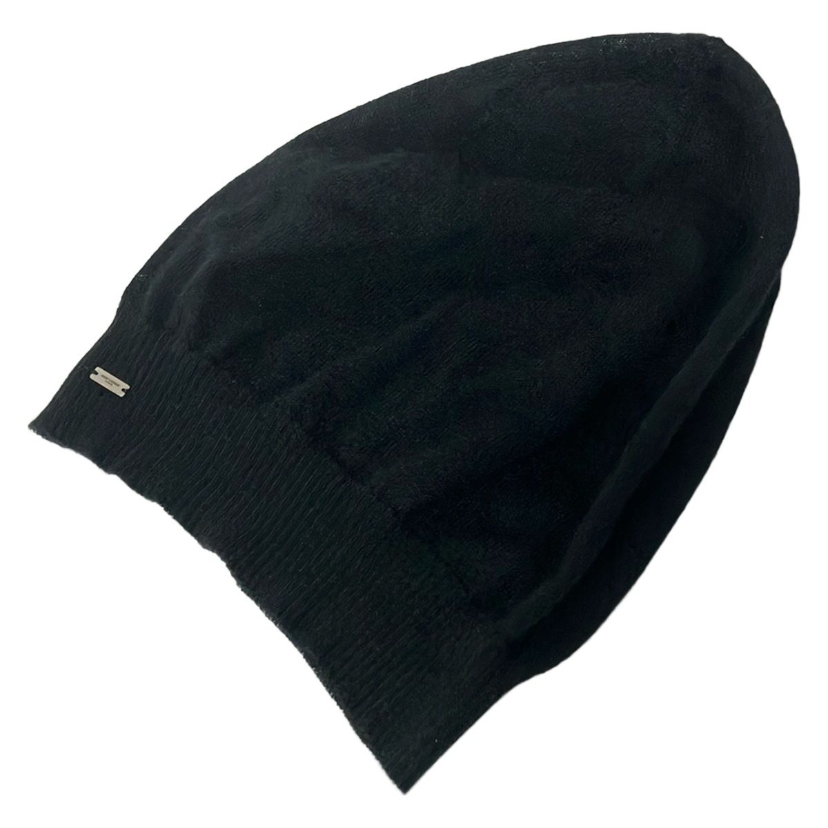 SAINT LAURENT PARIS(サンローランパリ) ニット帽 M - 黒 カシミヤ