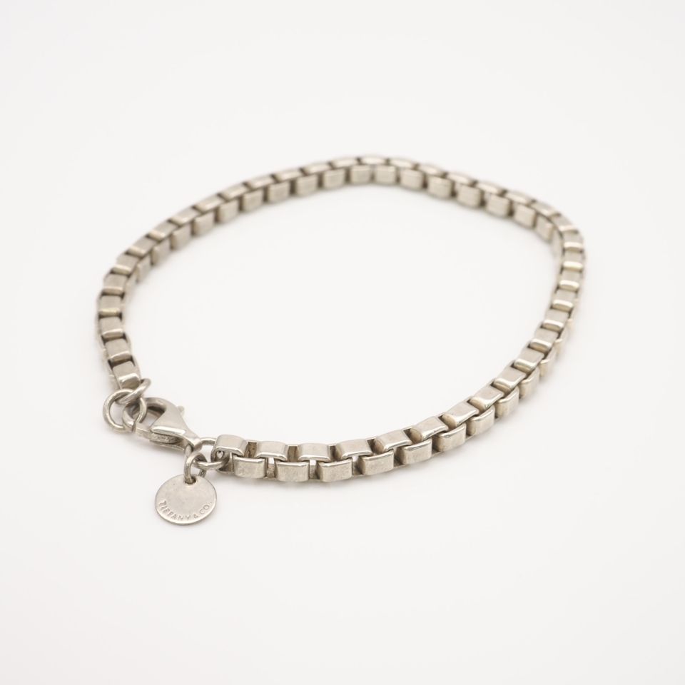 ★3日以内返品可★ TIFFANY&Co. ティファニー ベネチアン リンク ブレスレット SV925 60150727 ブレスレット シルバー シルバー メンズ