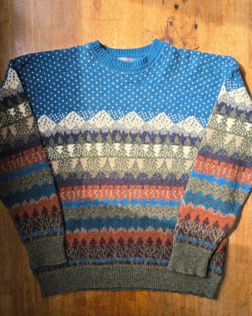 PENDLETON 펜들턴 バードアイ ニット Made In USA