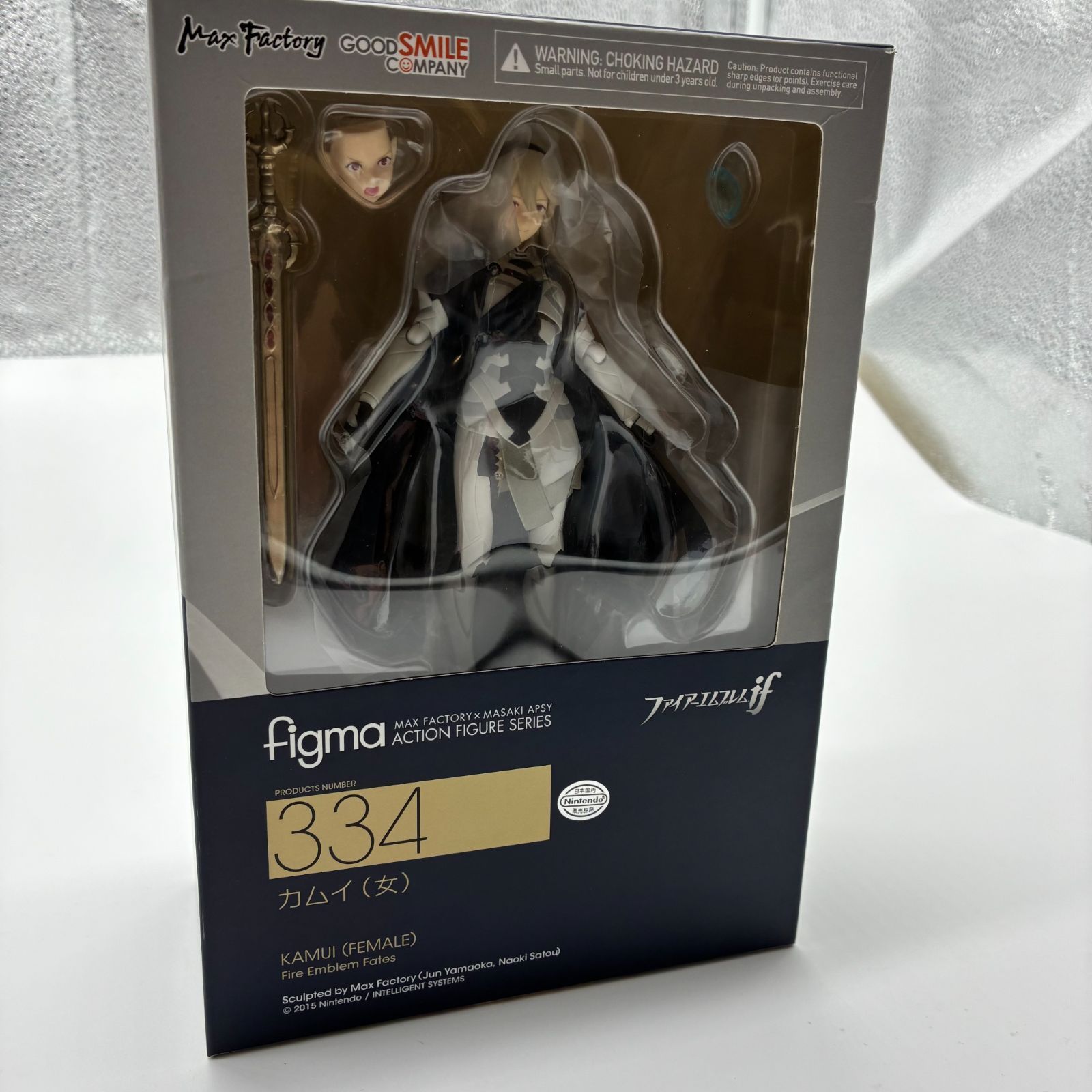 開封品 グッドスマイルカンパニー figma 334 カムイ 女 ファイアー