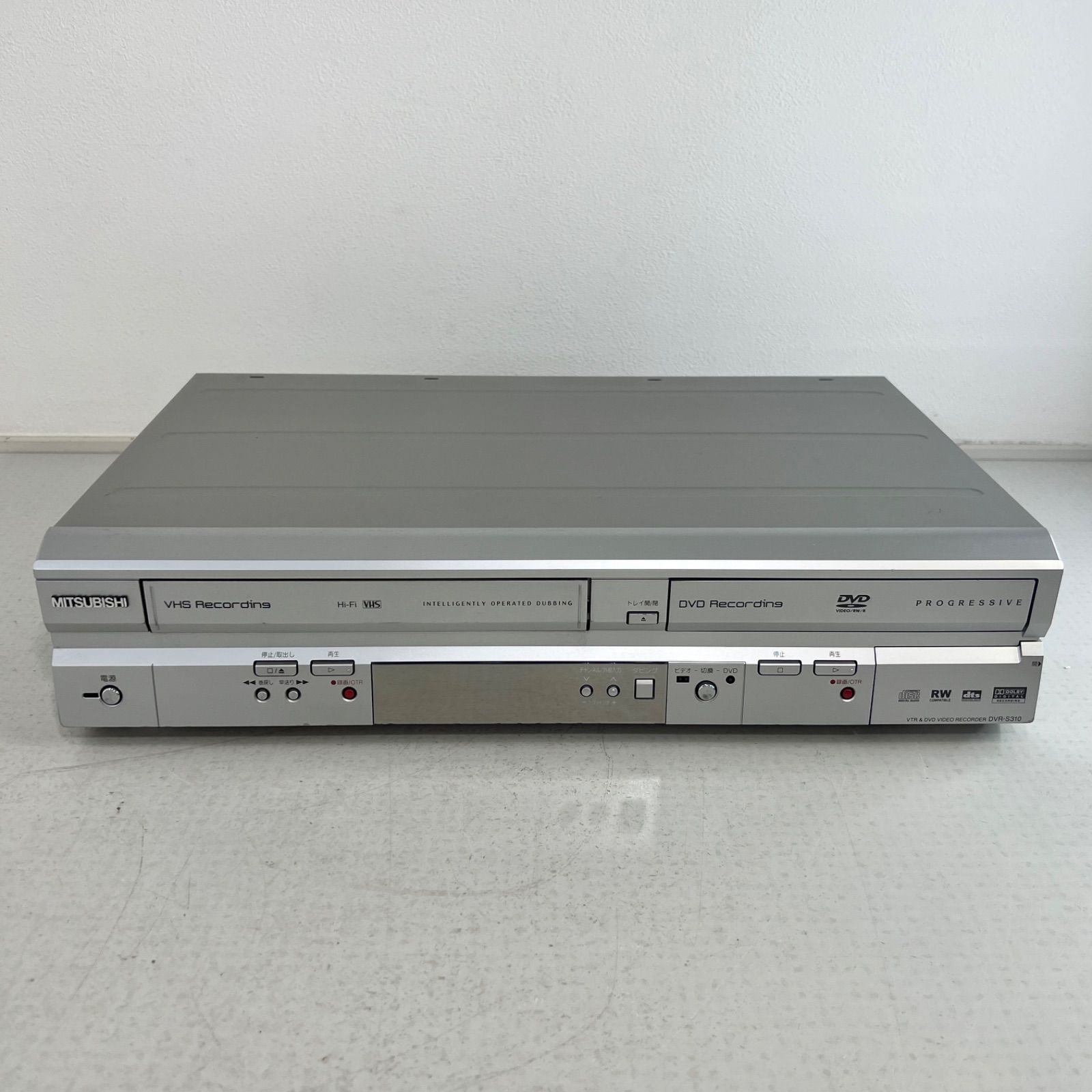 MITSUBISHI DVR-S310 ビデオ一体型DVDレコーダー ダビング 一部動作確認済】MITSUBISHI DVR-S310 ビデオ一体型DVDレコーダー