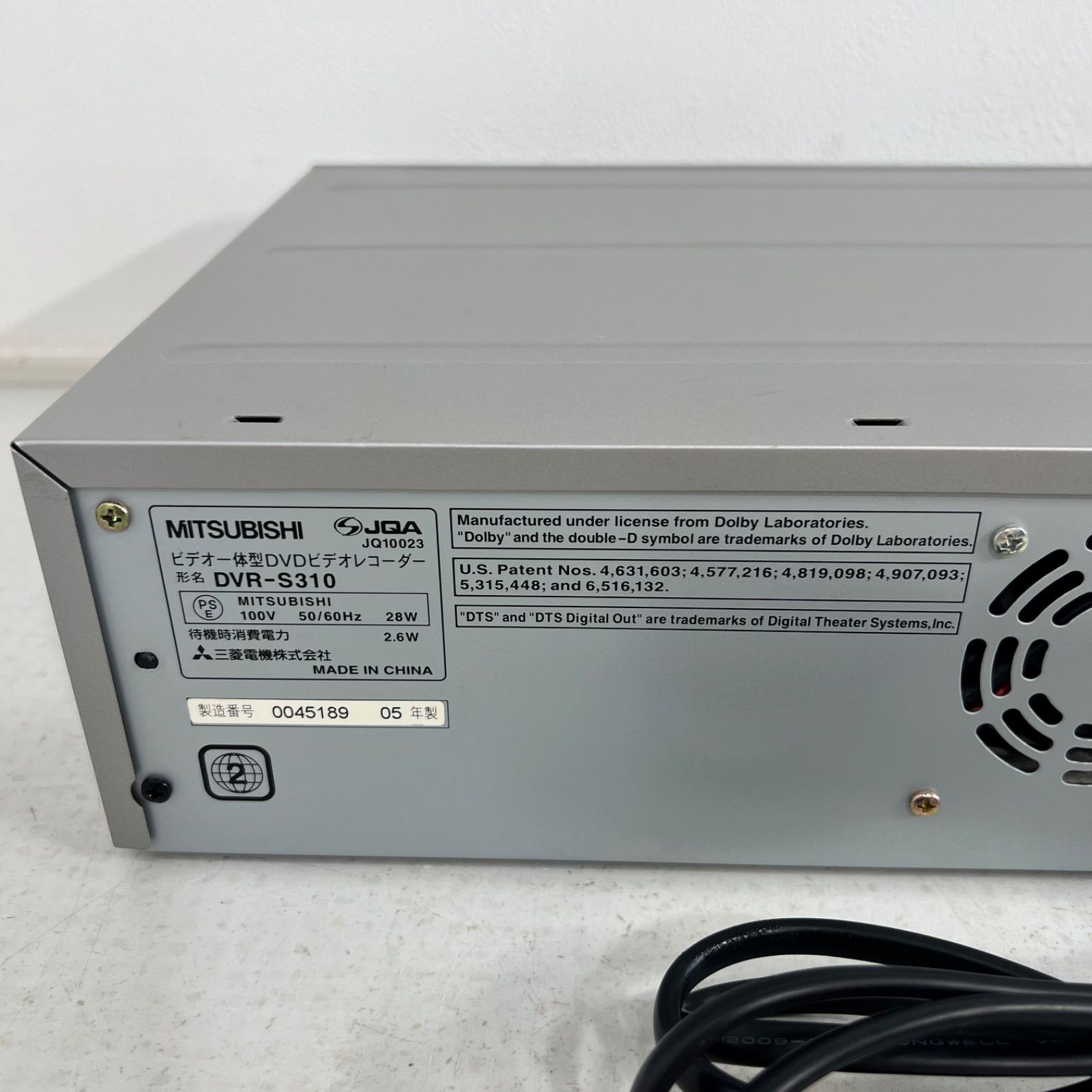 一部動作確認済】MITSUBISHI DVR-S310 ビデオ一体型DVDレコーダー