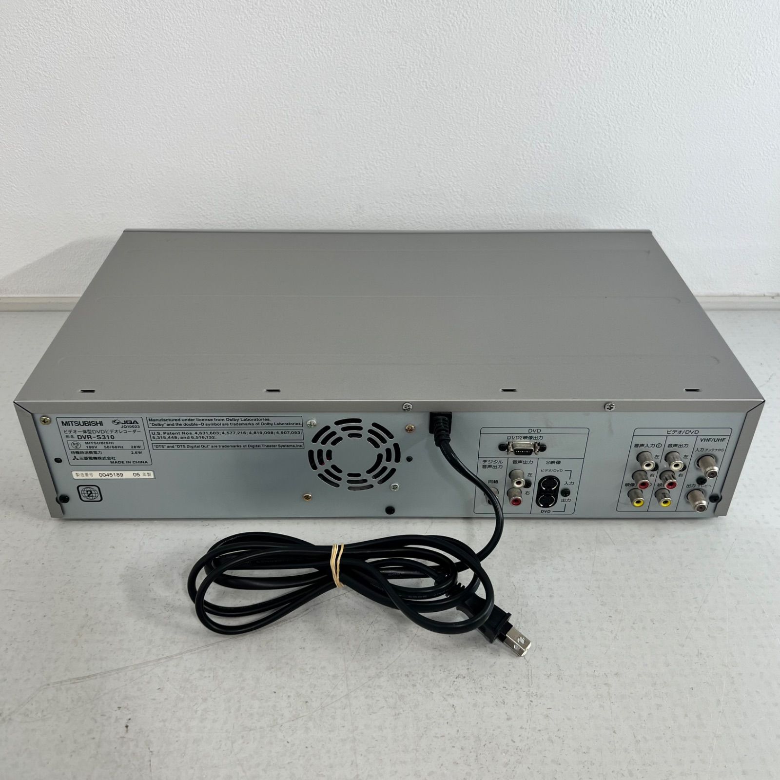 一部動作確認済】MITSUBISHI DVR-S310 ビデオ一体型DVDレコーダー