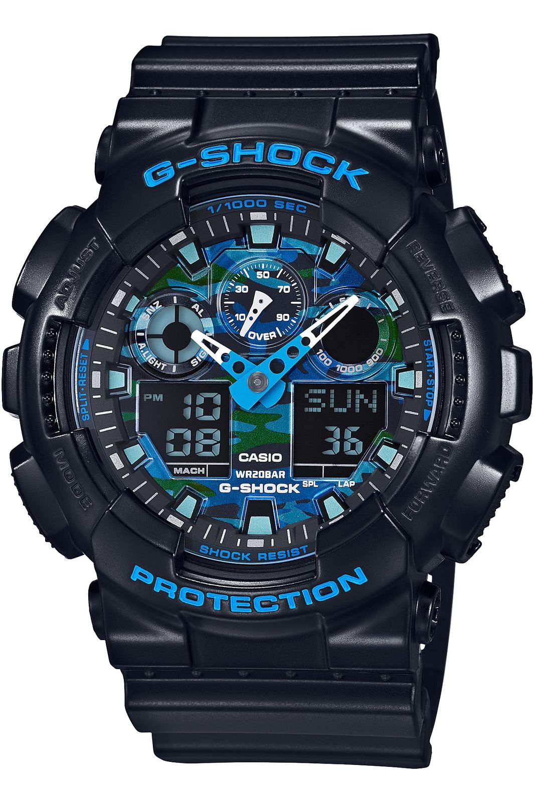 CASIO カシオ G-SHOCK ジーショック GA-100CB-1A ブラック/ブルー 腕時計 メンズ