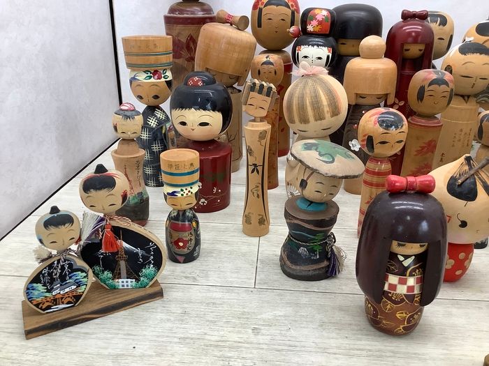 P3 こけし 大量まとめて 民芸品 郷土玩具 伝統こけし 創作こけし 銘
