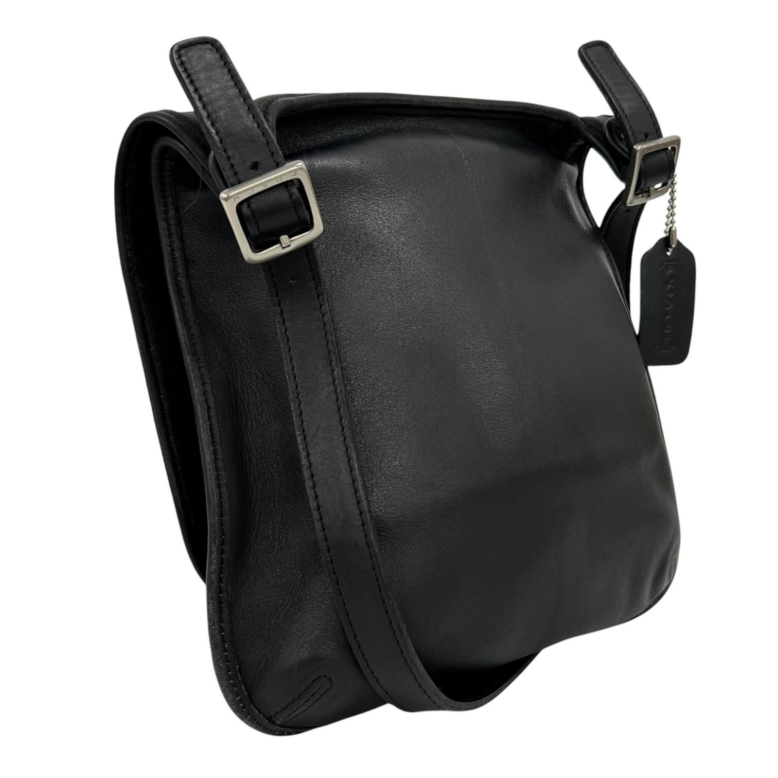 オールドコーチ　レザーバッグ COACH コーチ オールドコーチ9131 ショルダーバッグ レザー ブラック