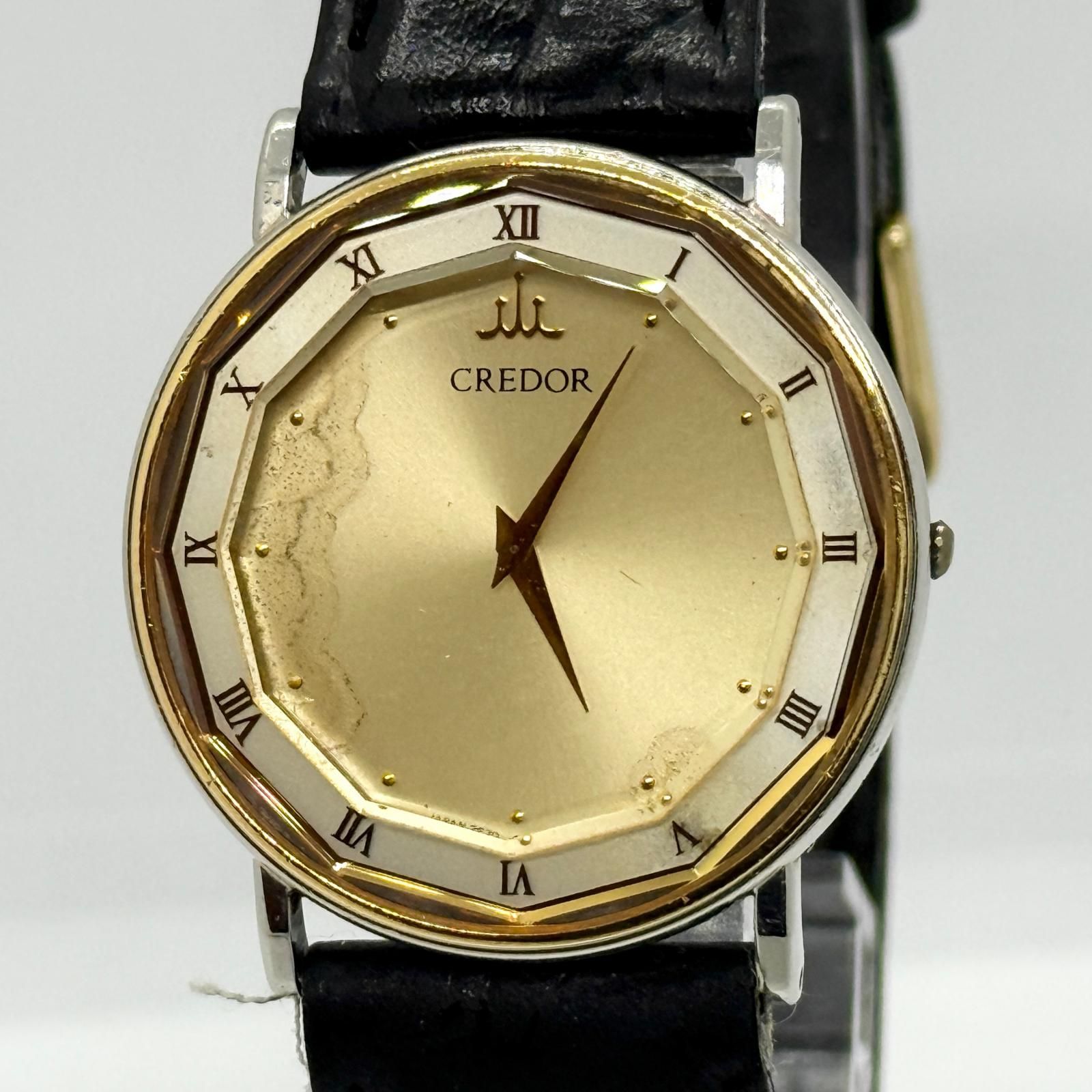 SEIKO セイコー クレドール 2F70-0290 ゴールド QZ ユニセックス 腕時計 稼働品 23,287円