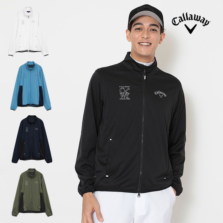 新品【メーカー正規仕入品】【40%OFF・SALE・セール】秋 冬 Callaway GOLF キャロウェイ ゴルフウェア C25215100 スターストレッチ フルジップ ブルゾン [高ストレッチ、撥水性、防風性、透湿性]（メンズ）