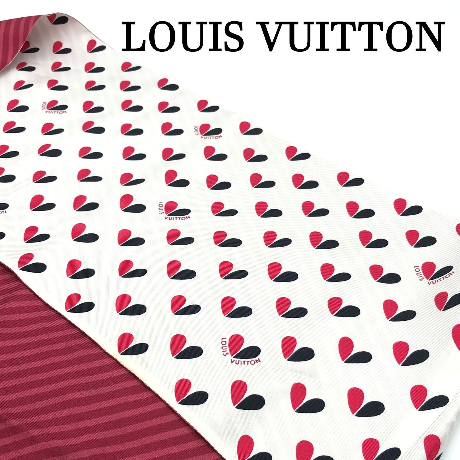 LOUIS VUITTON　ルイヴィトン　スヌード　スカーフ　ハート柄　4241