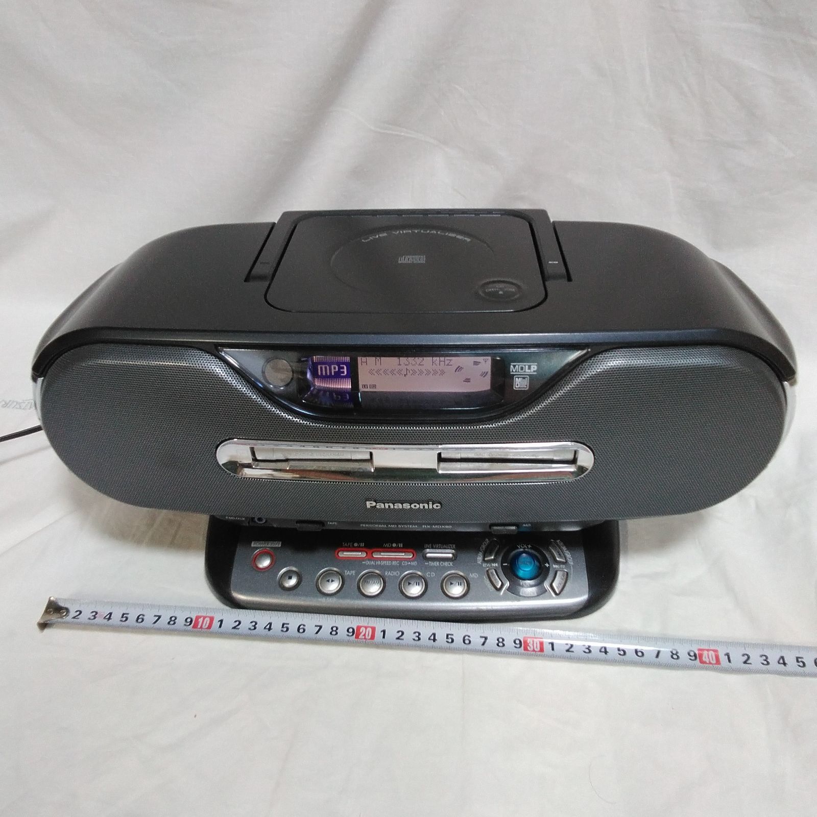 Panasonic CD・MDラジカセ RX-MDX80 パナソニック 家電 オーディオ