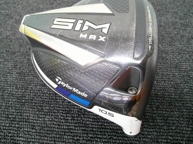 中古 ドライバー テーラーメイド SIM MAX/ヘッドノミ//10.5[0778