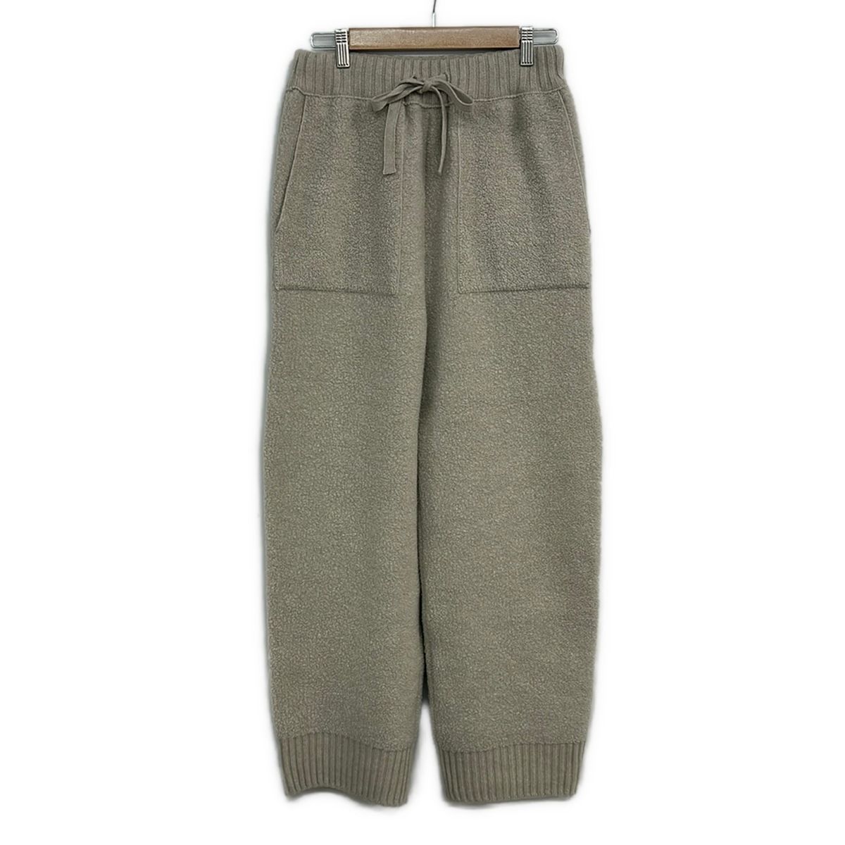ADORE(アドーア) パンツ サイズ38 M レディース美品 - ベージュ フルレングス/パイルニットパンツ/リバーシブル