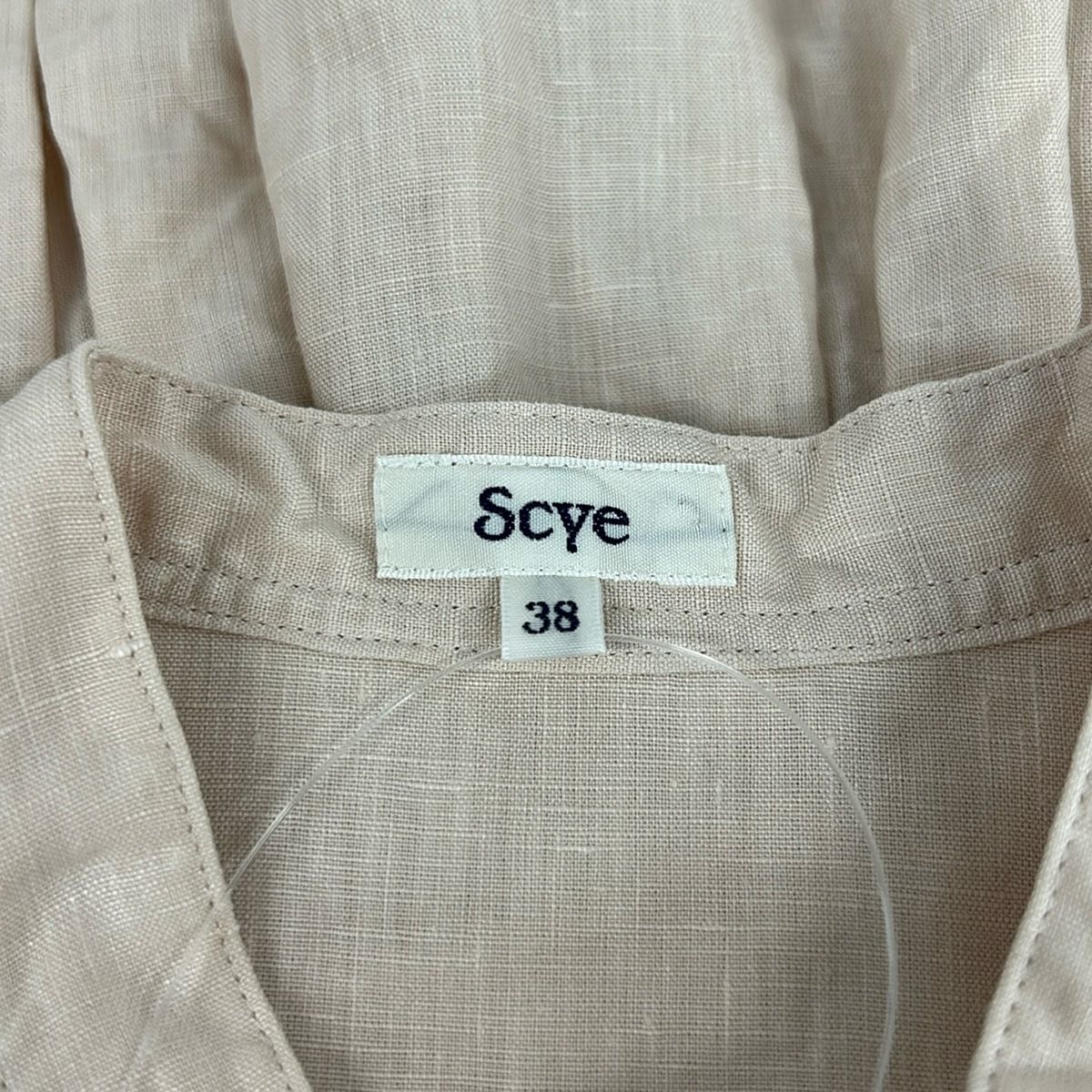 SCYE(サイ) 半袖シャツブラウス サイズ38 M レディース - ベージュ 麻 