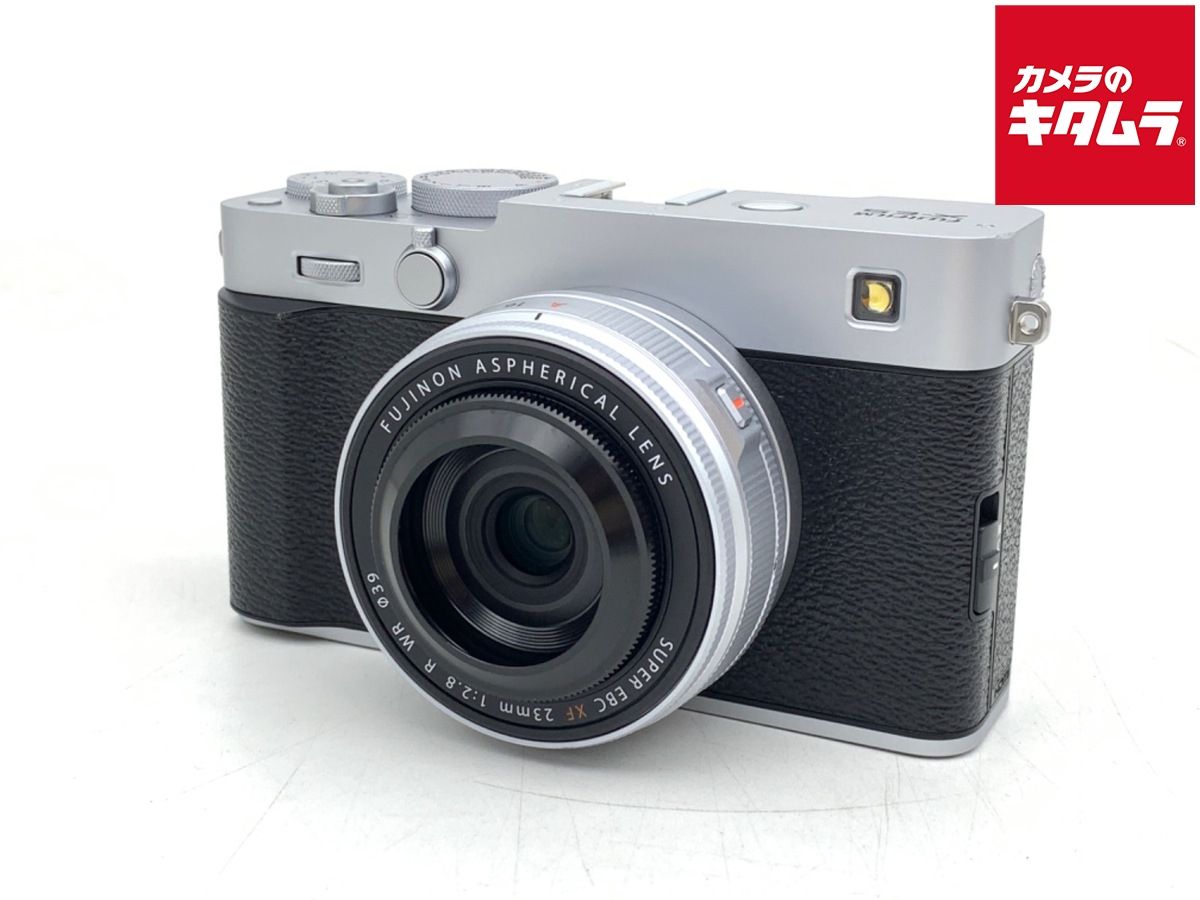 【中古】 【美品】 フジフイルム X-E5 XF23mm レンズキット シルバー